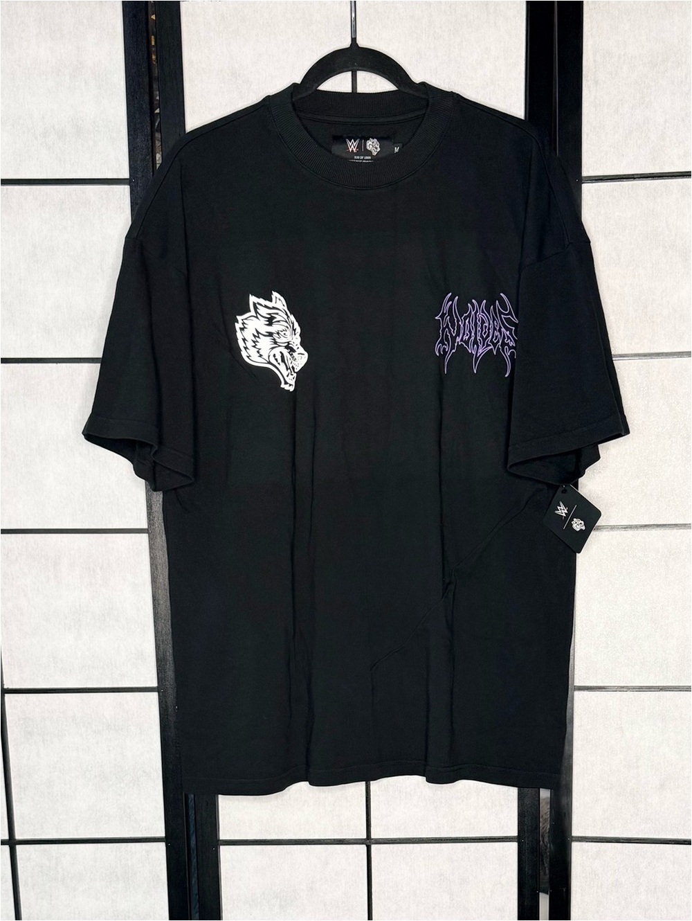 Darc Sport x WWE Black Graphic Oversized Tee Limited 936/1000 Size Medium